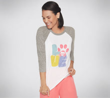 Load image into Gallery viewer, WOMEN&#39;S CLOTHING LOVE BASEBALL TEE
