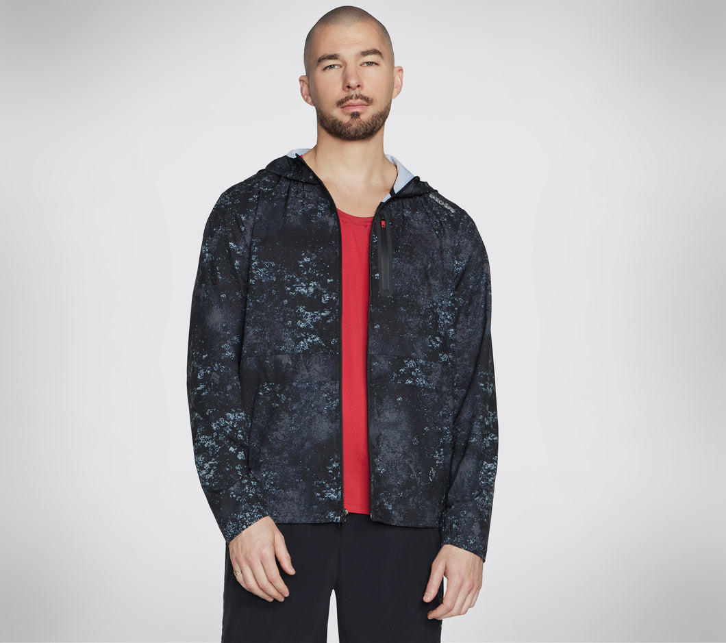 MEN'S CLOTHING RAZOR PRINTED FULL ZIP JACKET