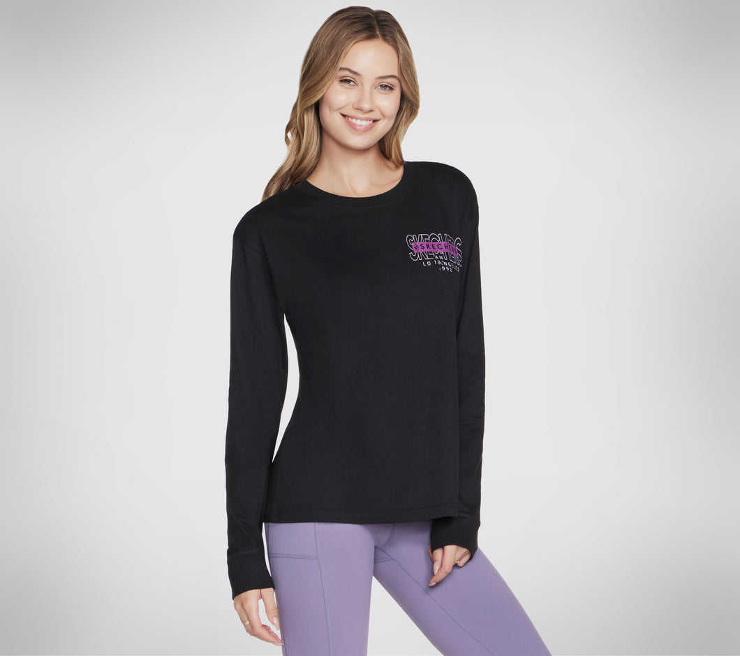 WOMEN'S CLOTHING SKECHERS SPIRIT LONGSLEEVES TEE