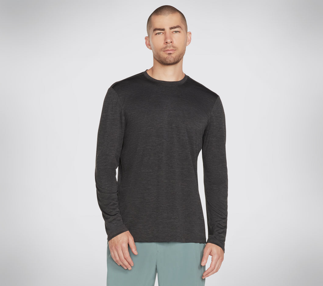 MEN'S CLOTHING MEN'S LS KNIT TEE