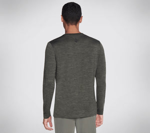 MEN'S CLOTHING MEN'S LS KNIT TEE