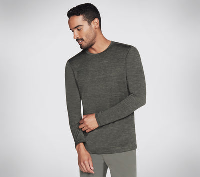 MEN'S CLOTHING MEN'S LS KNIT TEE