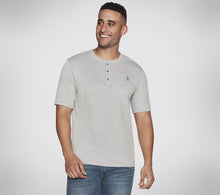 Load image into Gallery viewer, MEN&#39;S CLOTHING GOKNIT PIQUE SHORT SLEEVE HENLEY
