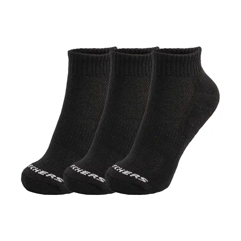 Unisex 3pk 1/2 Terry Qtr Crew Socks | SOCKS | SKECHERS
