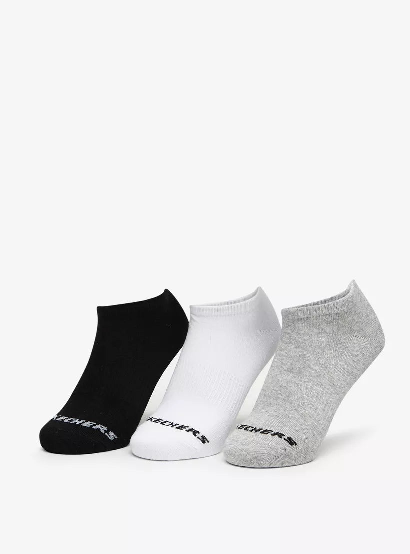 Women'S 3pk Non Terry No Show Socks | SOCKS | SKECHERS