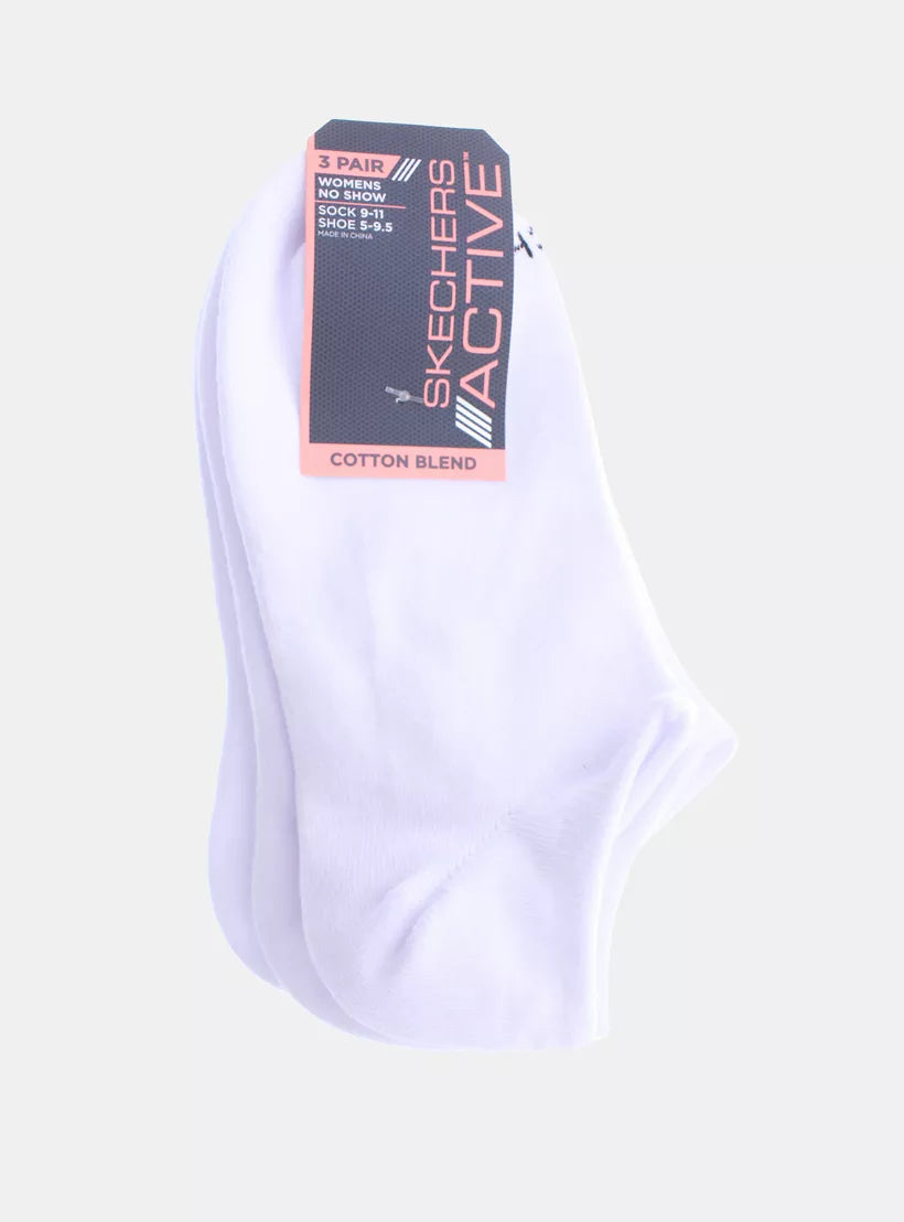 Women'S 3pk Non Terry No Show Socks | SOCKS | SKECHERS