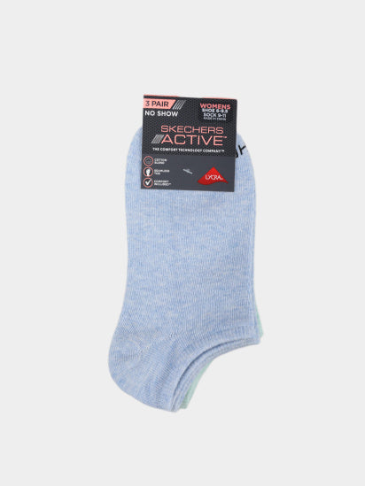 Women'S 3pk Non Terry No Show Socks | SOCKS | SKECHERS