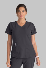 WOMEN'S CLOTHING BREEZE V-NECK SCRUB TOP
