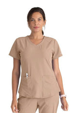 WOMEN'S CLOTHING BREEZE V-NECK SCRUB TOP