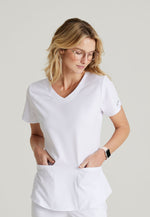 WOMEN'S CLOTHING BREEZE V-NECK SCRUB TOP