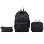 Skechers Solid Backpack with Lunch Bag and Pencil Pouch BAGS