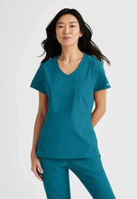 Load image into Gallery viewer, WOMEN&#39;S 1PKT VNK TUCK IN TOP SCRUBS
