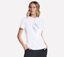 Load image into Gallery viewer, WOMEN&#39;S Floral Diamond Classic Crew Tee
