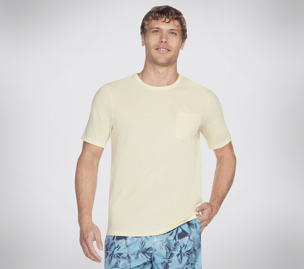 MEN'S CLOTHING SKECH-BREEZE SLUB POCKET TEE