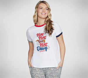 WOMEN'S CLOTHING BOBS HOT DAWG RINGER TEE