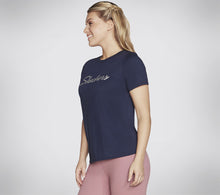 Load image into Gallery viewer, WOMEN&#39;S CLOTHING SKECHERS METALLIC LOGO TEE
